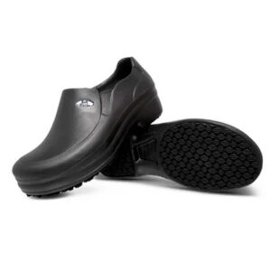 Sapato Preto EVA com Salto Impermeável e Antiderrapante