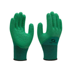 Luva de Poliéster Banho de Látex Corrugado 1