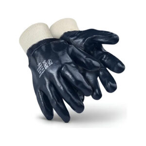 Luva Nitrílica com Punho em Malha