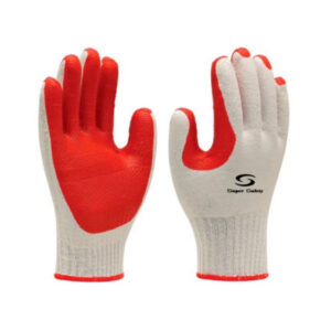 Luva Tricotada em Algodão – Acrílico e Poliamida com Látex Vulcanizado