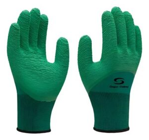 Luva de Poliéster Banho de Látex Corrugado 2